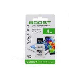 Boost 4GB MEMORY, Memory CARD High Performance