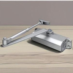 Heavy Duty Hydraulic Door Closer Aluminum Body Auto Close Smooth Sliding Mechanism
