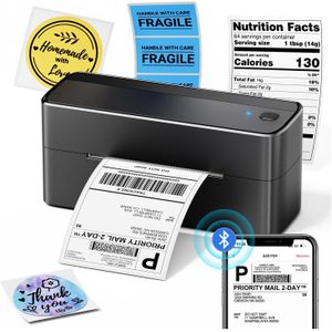 Phomemo Thermal Label Printer Bluetooth PM241-BT Wireless & USB 4x6 Shipping, Barcode Labels