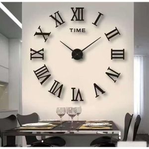 DIY Stylish and modern acrylics stickers clock