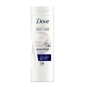 Dove Nourishing Body Care Essential Rich Body Lotion For Dry Skin.
