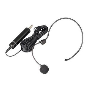 Ahuja  Head band Microphone can be connected to the amplifier directly HBM-60CC with free brand pin for connecting to amplifier, laptop or PC