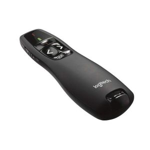 R400 Wireless Presenter with Red Laser Pointer - Black