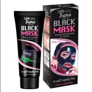 Lady Diana Whitening and Skin Rejuvenating with Charcoal Black Mask 170ml