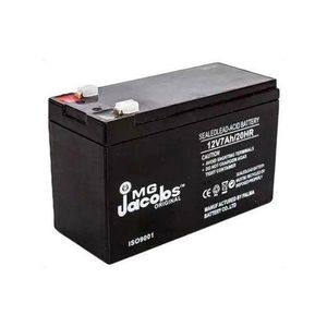 Mg Jacobs  12V Battery 12V 7.2Ah UPS & Machinery Battery 20HR.