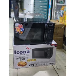 ICONA 30 litres digital microwave with grill 