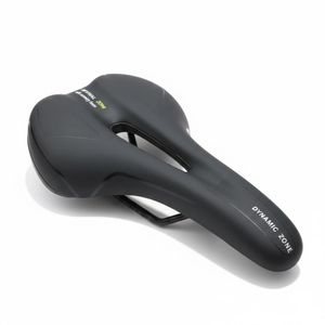 Revival Zone Performance Road Bike Saddle with Memory Foam Cushion, Green Accent Ergonomic Bicycle Seat with Pressure Relief Cutout, Dual Suspension Shock Absorbers, Waterproof Anti-Slip Universal Rail Fit