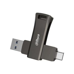 Dahua 64GB Dual Drive USB 3.2 Gen 1 Flash Drive Type-A & Type-C Gray Metal Case High Speed OTG Memory Stick