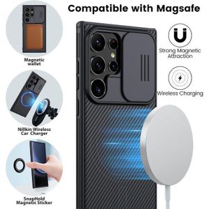 Nillkin Samsung Galaxy S26 Ultra cover Samsung Galaxy S25 Ultra cover Samsung Galaxy S24 Ultra cover Samsung Galaxy S23 Ultra cover,Case Samsung Galaxy S22 Ultra cover Slim Fit, Anti-Scratch & Slip, Shockproof  Phone Case