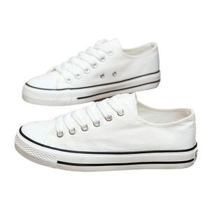 Women Canvas  Shoes Low Top Lace-up Shoes Classic Casual Sneakers