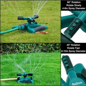 3 arm garden sprinkler 