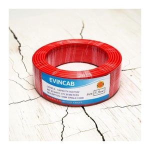1.5 Mm Single Core Electrical Wiring Imported Cable-RED