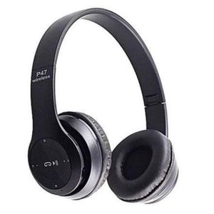 P47 Wireless Bluetooth Headphone Mic TF Card FM Radio