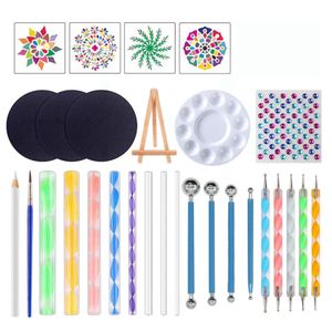 20 Pcs Round Sponges Brush Set Kids Painting Tools - Sponge Painting Set DIY Painting Tools in 4 Sizes for Kids