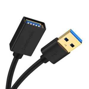 LASA USB 3.0 Male to Female Extension Cable 2M - Black