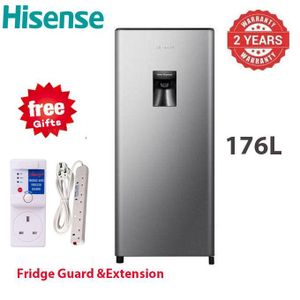 Hisense 176 Liters Single Door Refrigerator ,With Water Dispenser, Energy Efficient+FREE GIFTS