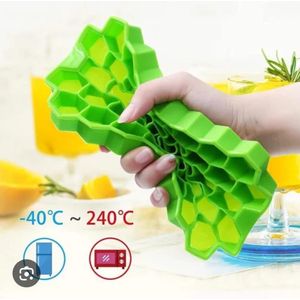 37-Grid Silicone Ice Cube Tray – Flexible Non-Stick Ice Mold
