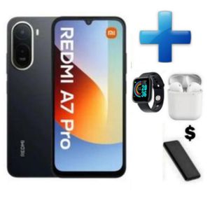 XIAOMI A7 PRO, 4GB RAM + 64GB ROM Storage, 50MP, 6.9", 6000mAh, Dual Sim, (12 MONTHS WARRANTY) Plus Smart Watch,Pos,Power bank 