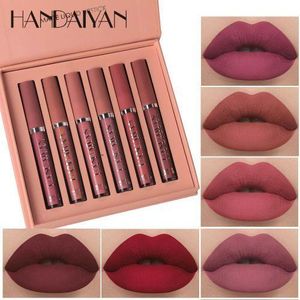 6PCS/Set Matte Lip gloss Suit non-drying  Lip gloss Long-lasting Liquid Cosmetics Durable Waterproof Lip gloss Non-Fading Makeup Multi Color Lip gloss A-Series Colors