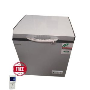 VOLSMART 150L Vertical Chest Freezer VL-BD150 Single Flip Drain Freezer Energy-saving Freezer Fast Cooling Refrigerator