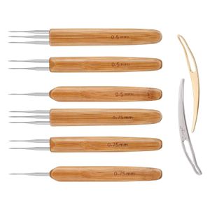 Dreadlock Crochet Hooks - Dread Lock Tool Set,Latch Hook Crochet Needle Set  fo