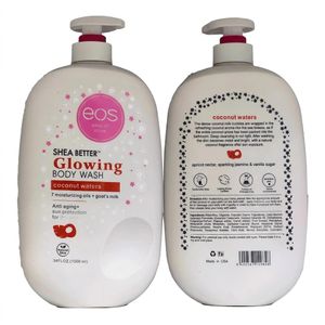 Eos Shea Better Coconut Waters  Glowing Body Wash - (1000ml) for Anti-Aging & Sun Protection