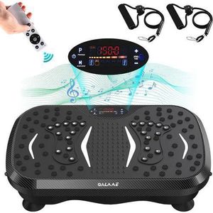 Ultra Slim Vibration Plate Exercise Machine, 3 Programs + 99 Levels,Full Whole Body Vibration Machine For Home Fitness