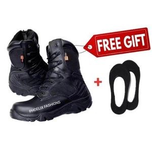Delta MILITARY DESERT/HIKING BOOT + FREE PAIR OF SOCKS