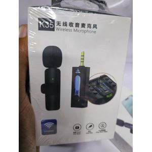 K35 Mini Wireless Microphone for Easy Plug-and-Play Audio Capture