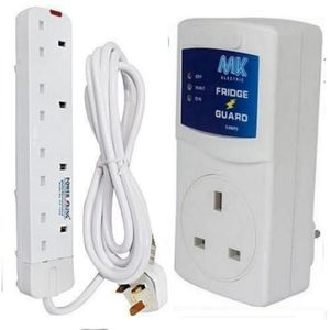 Power King 4 WAY POWER  EXTENSION CABLE FOR FRAMELESS 43" QLED SOLARMAX + FREE FRIDGE GUARD 