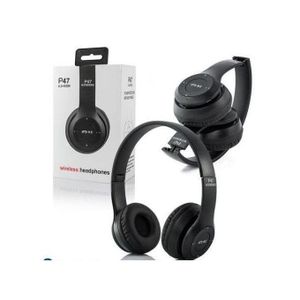 P47  Bluetooth Headphone Wireless With Mem Card Slot