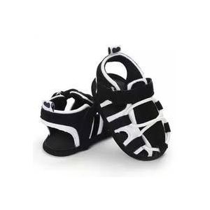 Baby Shoes Chateau Pre-walker sandals- Black White
