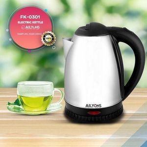 AILYONS  Cordless Stainless Steel Electric Kettle -2 Liters