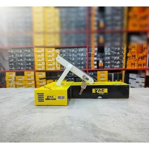 KAC Security Modern White Aluminum Door Handle Lock Set - Premium Home Security & Design