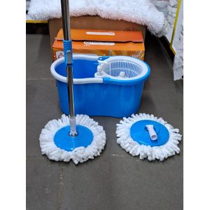 Spin mop and bucket rotating round