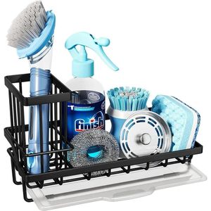 Kitchen Sink Drain Rack Stainless Steel Faucet Holder Multi-Functional Sink Sponge Shelf Soap Drainer Towel Countertop Organizer Durable and Space-Saving