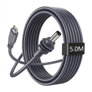 Satellite Mini Kit USB Type C Input to DC Power Cable DC + Type C to DC Compatible Mini Kit Dish Cable Connection Replacement Satellite Extension Network Cable Fiber Optic Cable Router ( 16.4FT / 5M ) Satellite Mini Kit Dish
