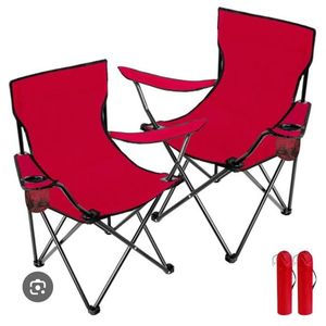 Outdoor Foldable Camping Chair – Durable, Lightweight & Comfortable Seat with Side Pocket & Armrest