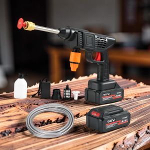 Robust Heavy-duty 96V Cordless Car Washing High Pressure Washer Gun 