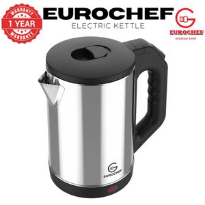 Eurochef EC- K12 Stainless Steel Electric Kettle - 2.0L - 1500W, Cordless