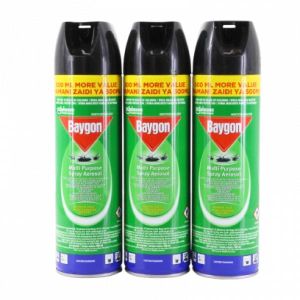 Baygon  Multi Purpose Insect Spray – 3 x 500ml 