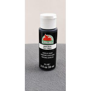 Acrylic Apple Barrel Paint – Black (59ml)