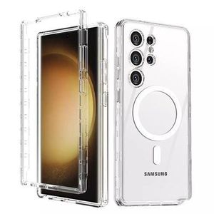 Samsung Galaxy S25 Ultra Clear Shockproof MagSafe Magnetic Cover/Case