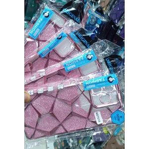 Classic Fashion Glitter Axe Series Case – Soft Silicone, Shockproof & Stylish Protection for iPhone 15 – Pink Edition