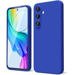 Soft Silicone Slim Fit Cover Anti-Scratch Shockproof Case for Samsung Galaxy S25 Plus - Blue