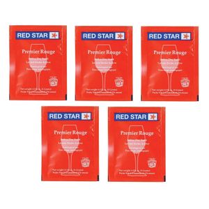 Red Star Premier Rouge Wine Yeast - Pack of 5 