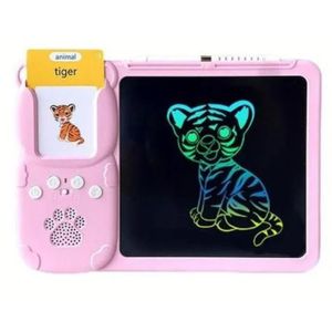 Talking flash Card with an LCD writing pad.