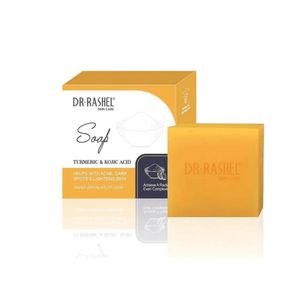 Dr. Rashel Turmeric and Kojic Acid Soap -For acne and dark spots-This Soap harnesses the power of ingredients renowned for their skin-brightening and complexion-evening properties