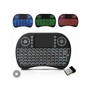 Wireless Android Mini Keyboard with Mouse Touchpad and Back-light for Android Box/ Smart TV/ Laptop 