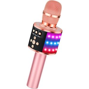 Rechargeable Bluetooth Karaoke Microphone – Perfect for Family Fun Nights